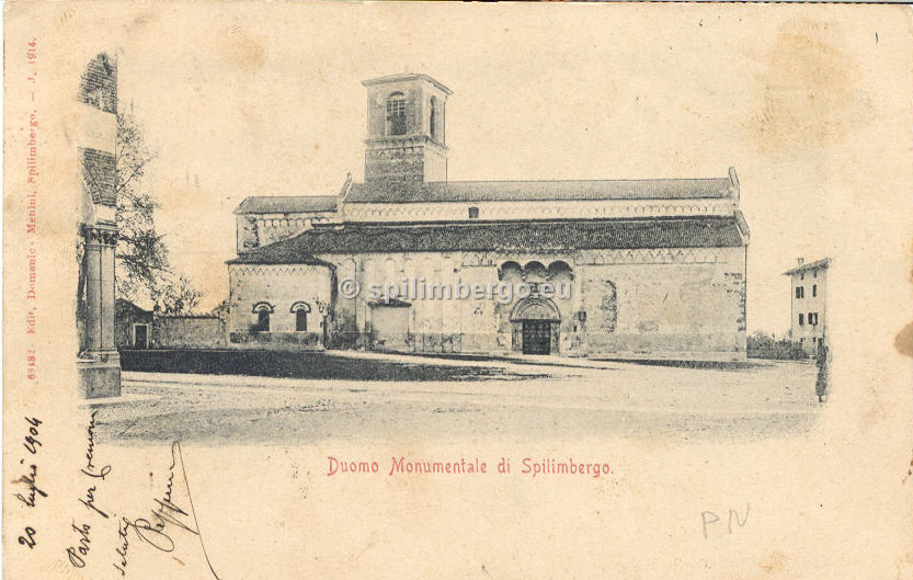 Spilimbergo, Duomo 1900.jpg